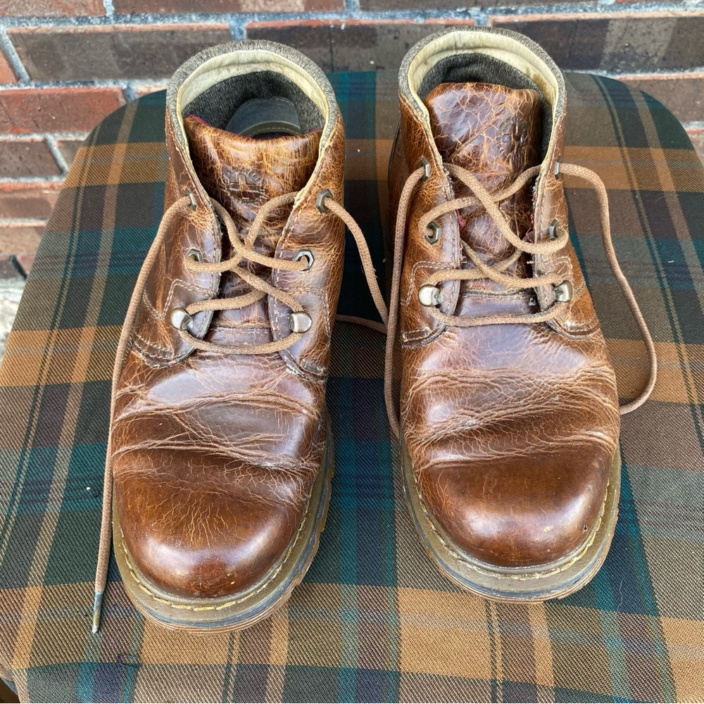 Dr. Martens Brown Leather Men's Boots